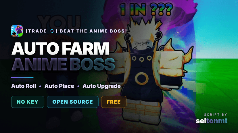 Beat the Anime Boss Script - Auto Farm, Best Units | Updated 12.10.2026