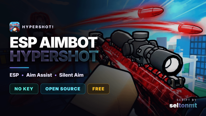 Hypershot! Script - ESP, Aim Assist, Silent Aim & Fly | Updated 12.10.2026