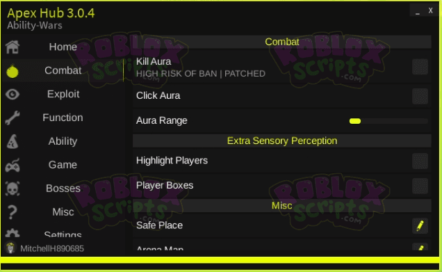 Ability Wars FREE GUI - APEX HUB - TONS OF FEATURES! KILL AURA & MORE! - APRIL 2025