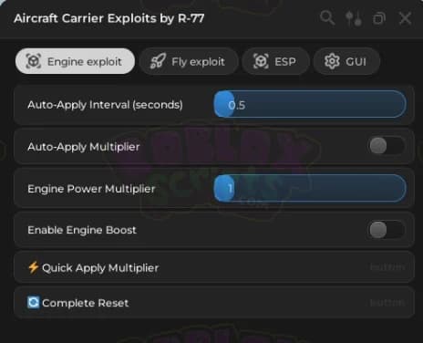 Aircraft Carrier [BETA] scripts