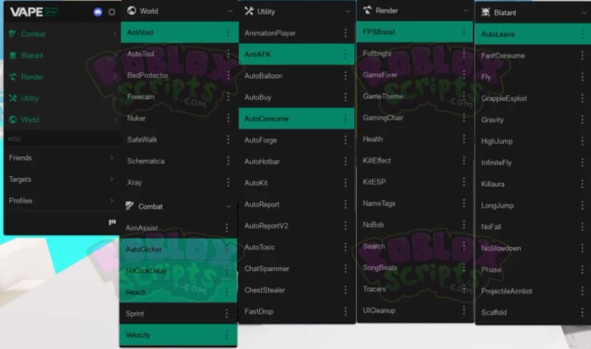 BedWars VAPE V4 WAVE EXECUTOR / MOBILE EXECUTOR SUPPORT VERSION