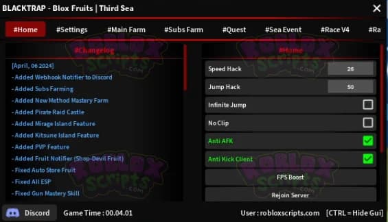 Blox Fruits CRACKED OPEN SOURCE BLACK TRAP HUB DECEMBER 2024