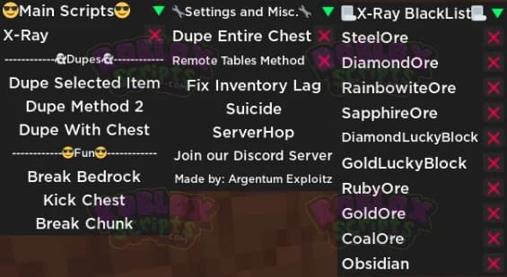 Craft Blox DUPE ITEMS - X-RAY & MORE!