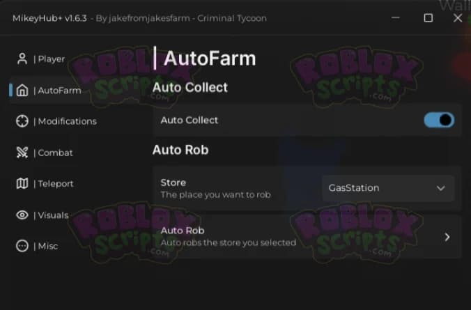 Criminal Tycoon scripts