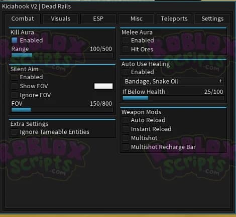 Dead Rails OVERPOWERED FREE GUI/SCRIPT - KILL AURA | SILENT AIM | WEAPON MODS | AUTO FARM & MORE! MAY 2025
