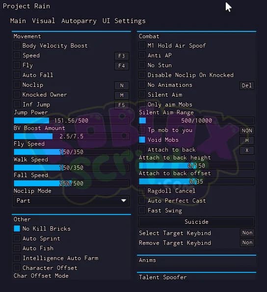 Deepwoken PROJECT RAIN PAID GUI 2024