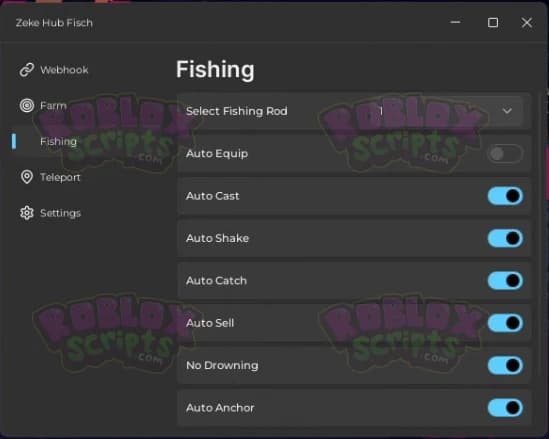 Fisch THE #1 AUTO FARM GUI [PAID] ZEKE HUB
