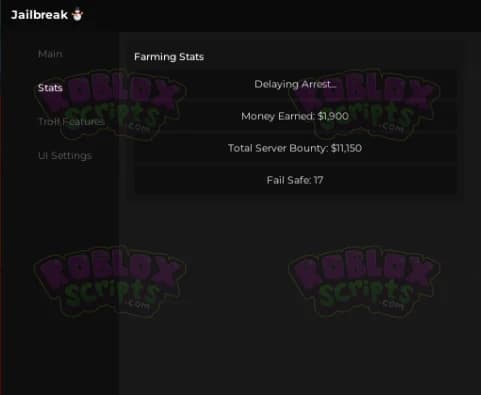 Jailbreak FREE AUTO ARREST GUI - KEY SYSTEM - JANUARY 2025