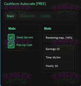 Jailbreak NEW INSANE CASH FARM - AUTO CRATE FREE GUI JUNE 2024