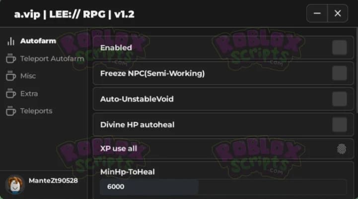 Lee RPG FREE AUTO FARM GUI LOTS OF FEATURES JULY 2024