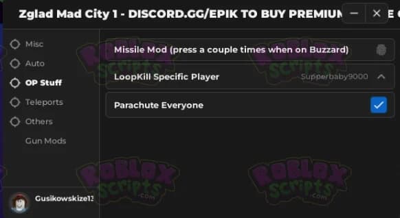 Mad City: Chapter 1 scripts