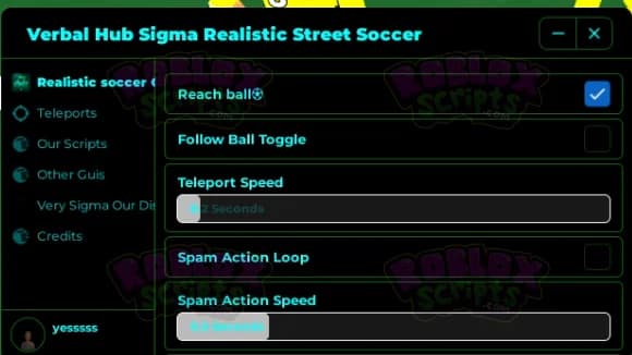 Realistic Street Soccer scripts