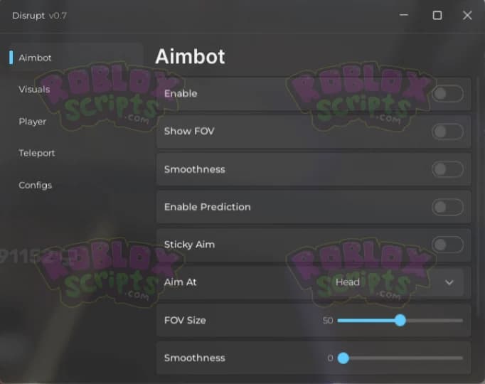 Rivals DISRUPT SYNAPSE Z ONLY FREE GUI SEPT 2024