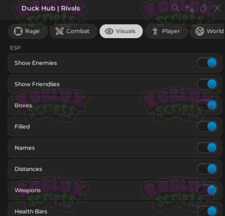 Rivals DUCK HUB FREE - KEY SYSTEM - MARCH 2025