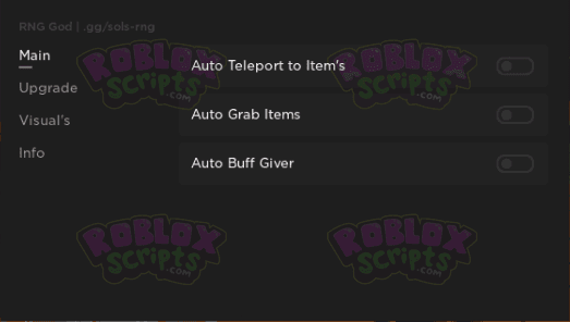 RNG Gods AUTO FARM ITEMS FREE GUI MAY 2024
