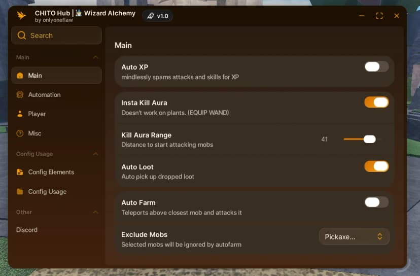 Chito HUB Instant kill mobs free gamepasses and more