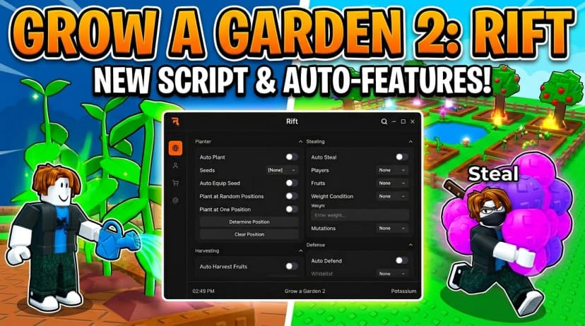 Rift *OP* | Auto Plant, Auto Purchase, Instant Steal & More