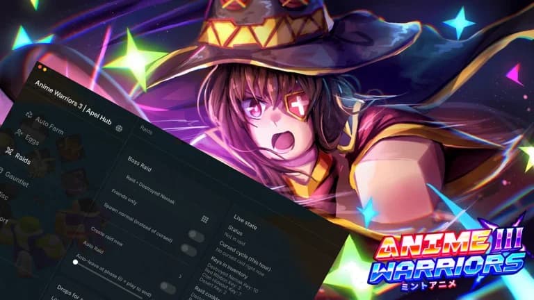 Anime Warriors III scripts