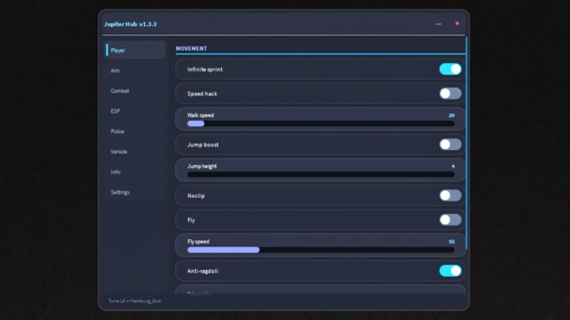 Jupiter Hub v1.3.3 Gui | Emergency Hamburg