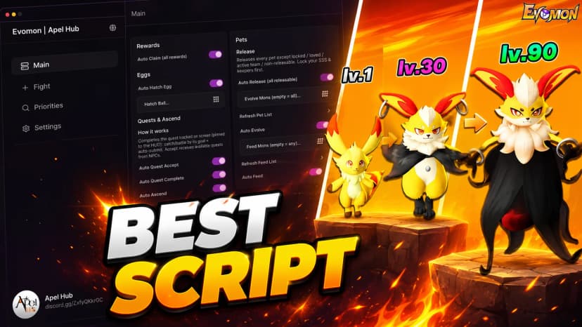 Evomon[🎃S4 StarUp] scripts