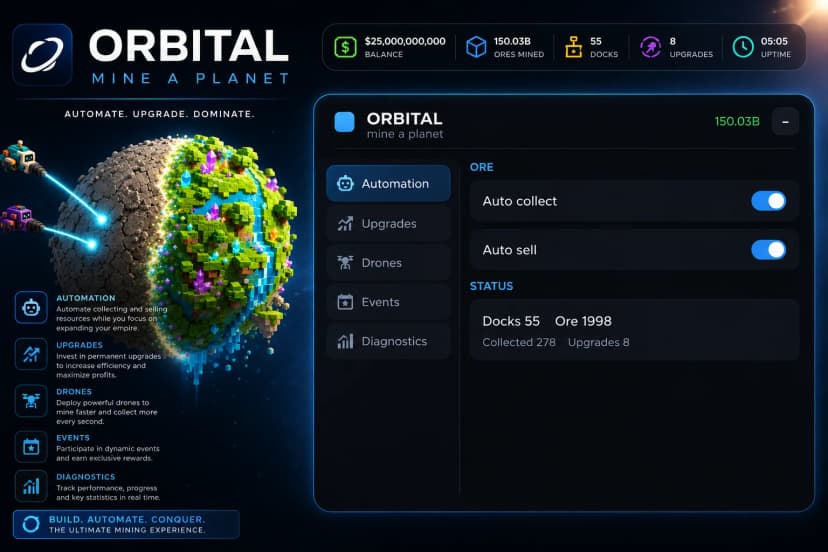 ORBITAL — Mine a Planet