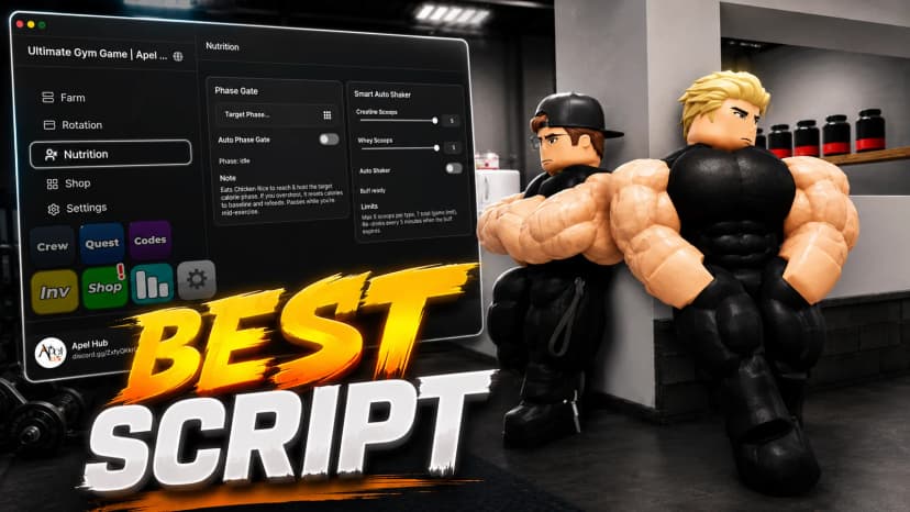 Ultimate Gym Game scripts