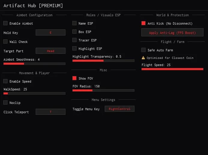 Arsenal Artifact Hub Script