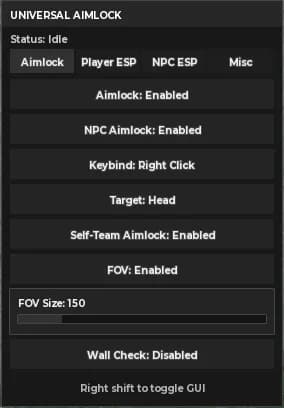 Universal Aimlock