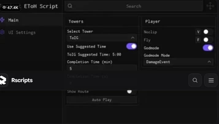 Etoh Auto Complete Tower Hub