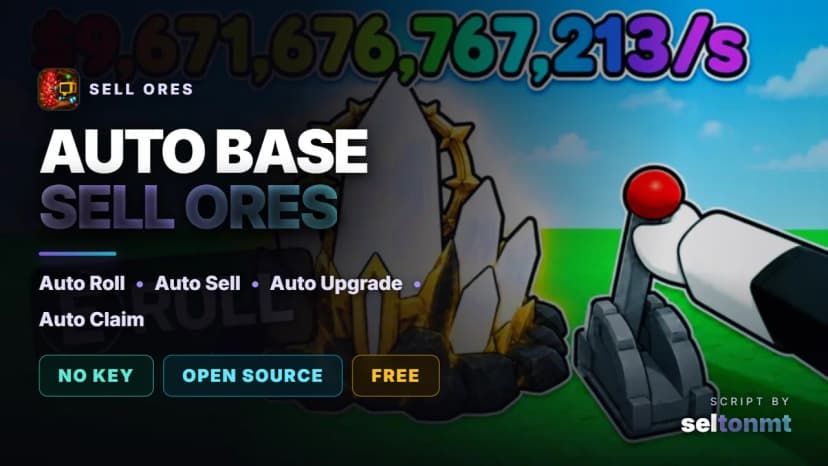 [💎] Sell Ores ⛏️|  AUTO FARM & More