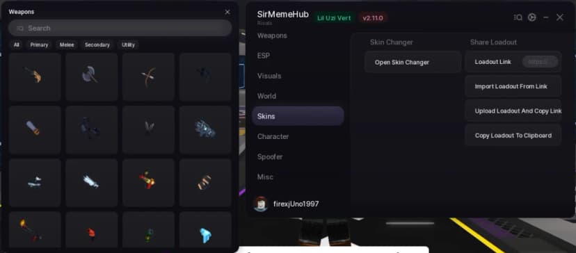 RIVALS | Skin Changer / Silent Aim / Ragebot - Sir Meme Hub