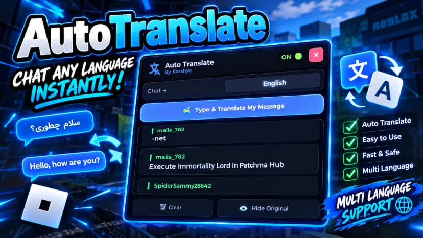 Auto Translate | Chat Translator 100+ Languages | Universal