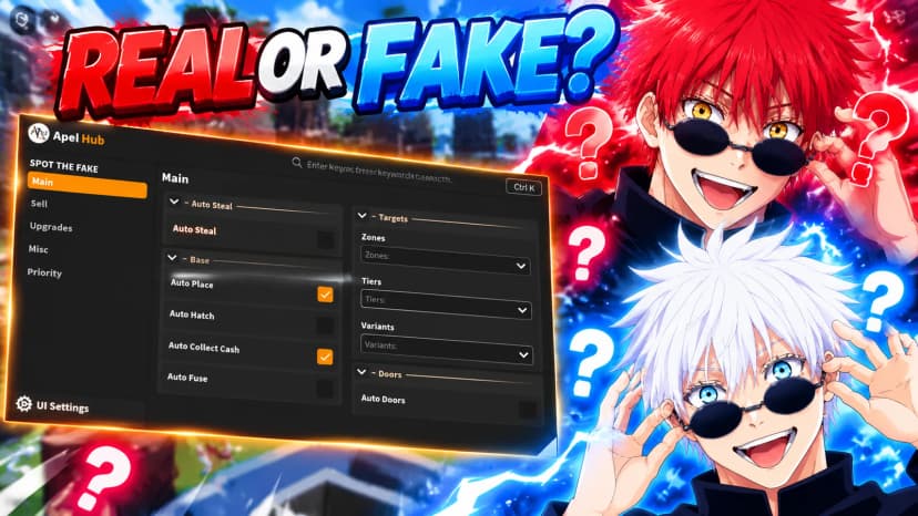 Spot the Fake For Anime! scripts