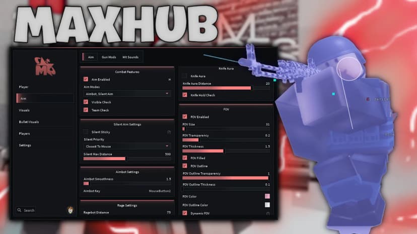 Maxhub | Phantom Forces, Combat Warriors, Dungeon Quest Reborn