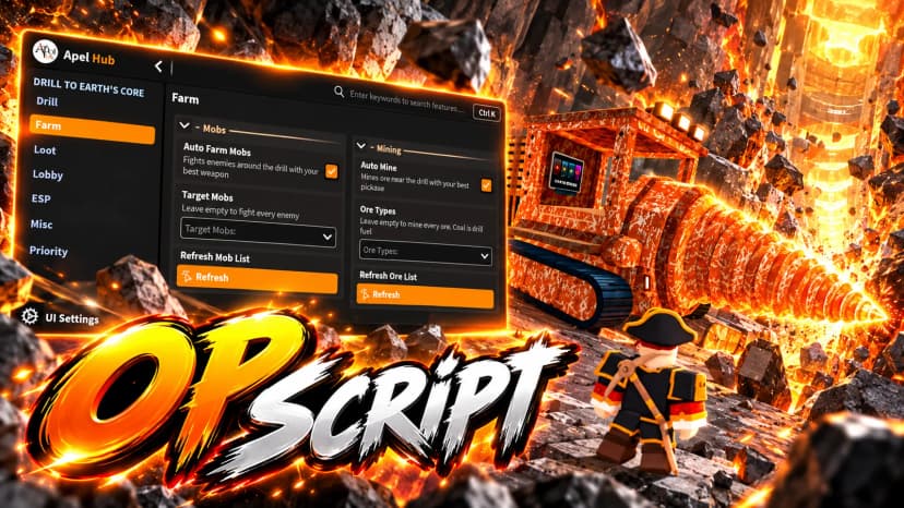 Drill to Earth’s Core 🎃👻 scripts