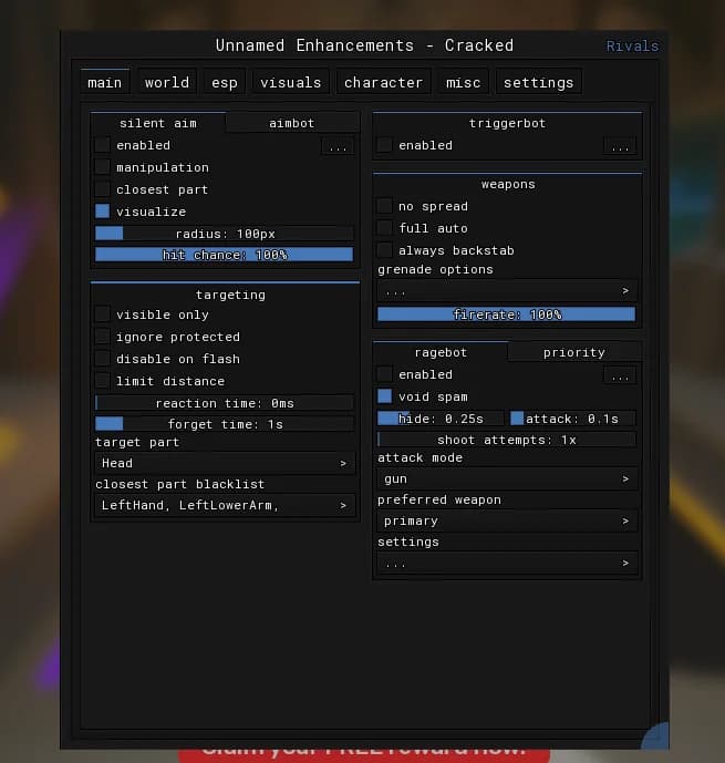 UE Cracked | #1 Rivals Script
