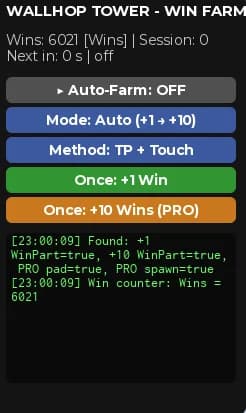 Short But Hard Wallhop Tower | Speedest Auto farm