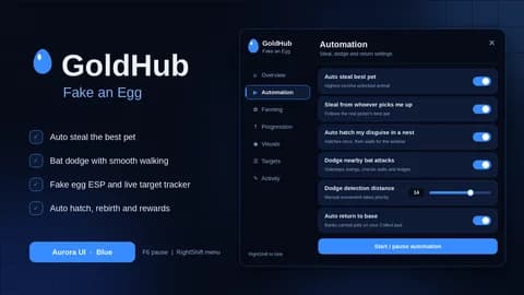 AUTOFARM Auto Steal Auto Hatch Auto Rebirth AND MORE