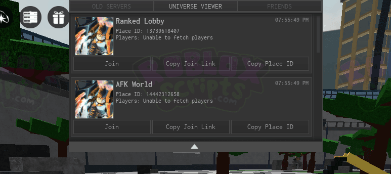 SIMPLE SERVER VIEWER SCRIPT - OLD SERVERS - SUB PLACES & FRIENDS - JULY 2025