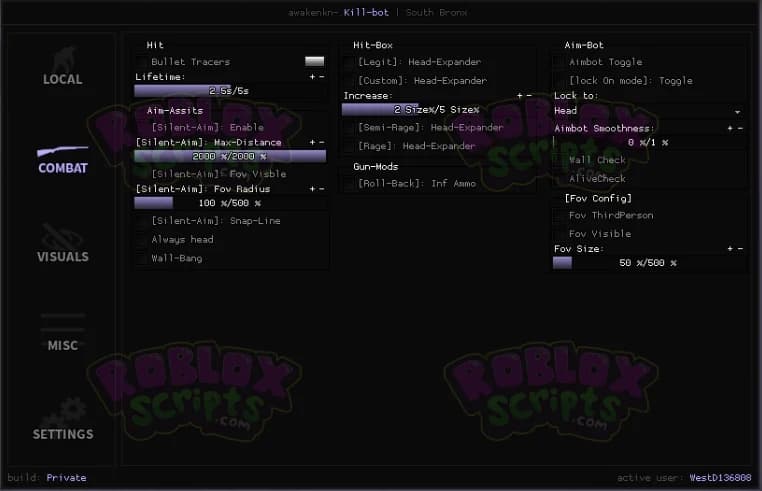 South Bronx: The Trenches KILL BOT GUI - TONS OF OP FEATURES - PLAY FE SOUNDS