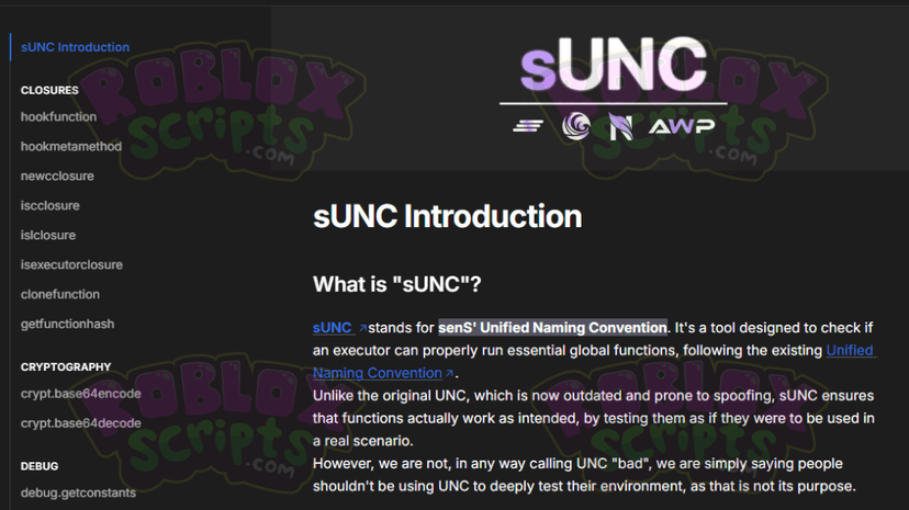 sUNC FULL DOCUMENTATION | LEARN ALL ABOUT IT | WHAT IS UNC? FIND OUT HERE!