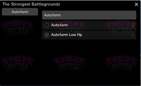 The Strongest Battlegrounds AUTO FARM KILLS FREE GUI
