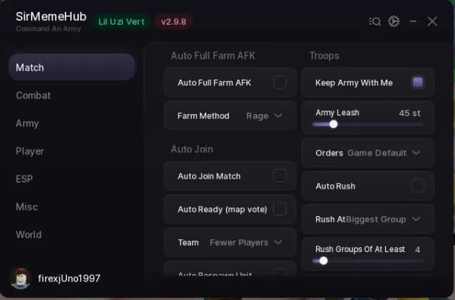 Command An Army | AFK Farming / Kill Aura / Troop ESP - Sir Meme Hub