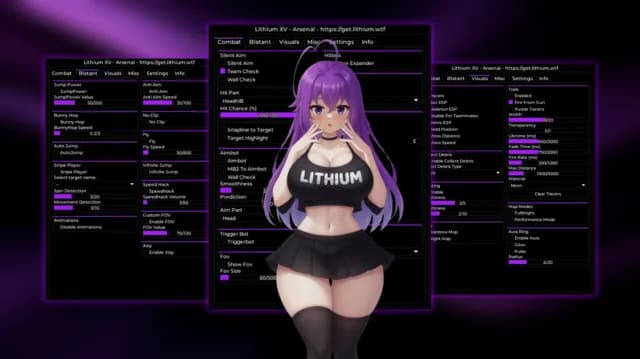 Lithium Keyless Best Arsenal Script | Trusted by it's 1600+ active users