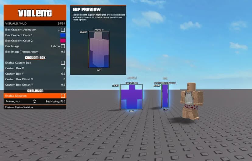 UNIVERSAL MOD MENU ROBLOX