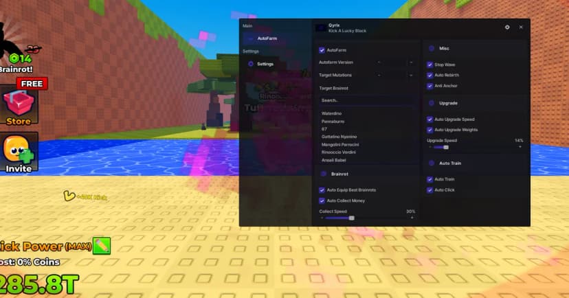 Project Qyrix OP script hub