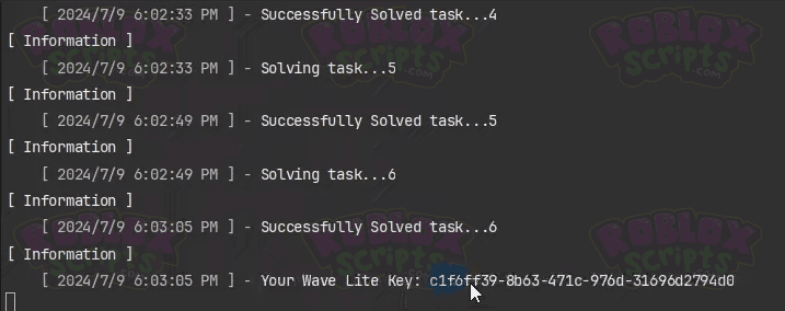 WAVE LITE - KEY GENERATOR OPEN SOURCE JULY 2024