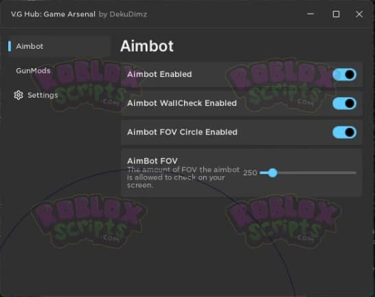 Arsenal AIMBOT & GUN MODS SCRIPT APRIL 2024
