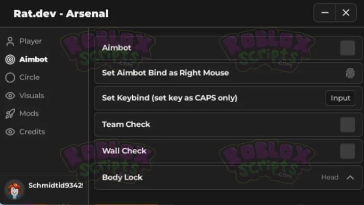 Arsenal FREE GUI AIMBOT - ESP - GUN MODS