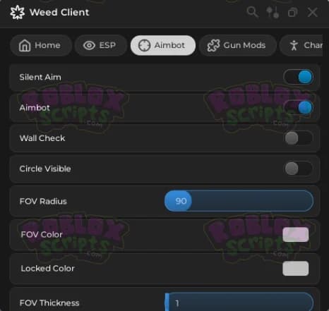 Arsenal WEED CLIENT FREE SIMPLE GUI - JAN 2025